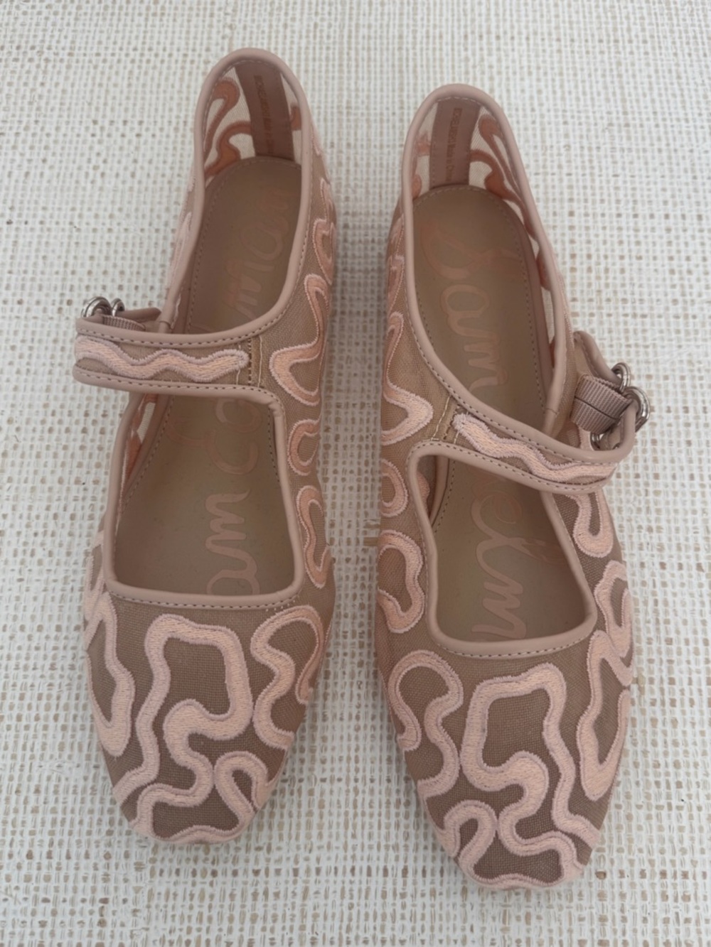 Sam Edelman Michaela Mesh Mary Jane Flats
